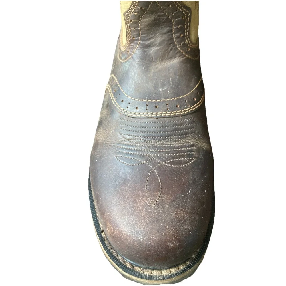 Justin Original Workboots Mens 11 EE Superintendent 11 Inch Work Brown SE4660